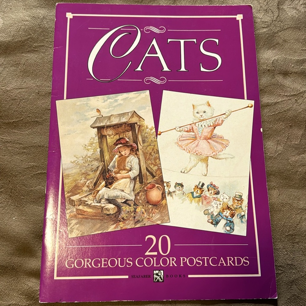 Cats Gorgeous Color Postcards by Seafarer Books 20 count. Like New.
